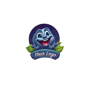 Logo Mascotă „Blueberry Smile”